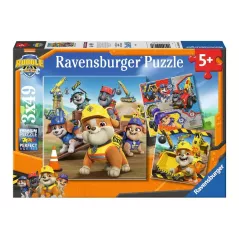 Puzzle - Ravensburger - 3x49p - Pat'Patrouille - Rubben - Véhicules de travail