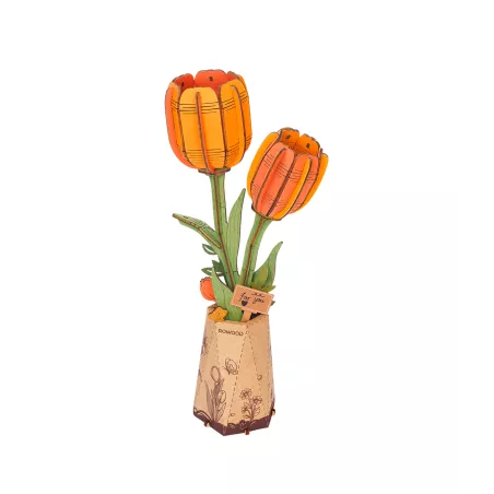 Maquette - Bois - Rowood - Tulipe orange