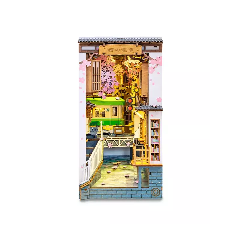 Maquette - Bois - Rolife - Book Nook - Sakura Densya Maquette - Bois - Rolife - Book Nook - Sakura Densya