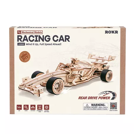 Maquette - Rokr - Bois - Voiture de course