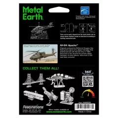 Maquette - Métal - Metal Earth - Ah-64 Apache