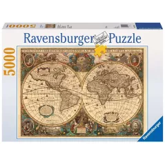 Puzzle - Ravensburger - 5000p - Mappemonde antique