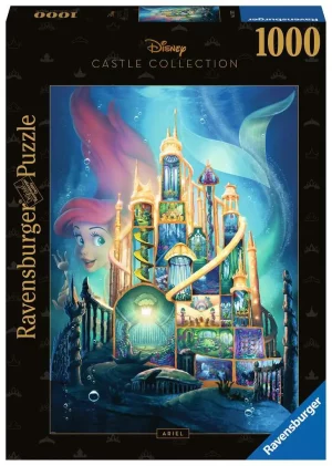 Puzzle – Ravensburger – 1000p – Château Disney Princesse – Ariel