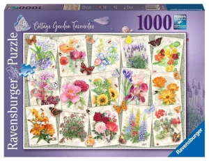 Puzzle – Ravensburger – 1000p – Affiches de Fleurs du Jardin