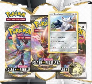 Pokémon – Pack 3 Boosters – EB02 Clash des Rebelles – Duralugon