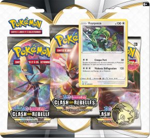 Pokémon – Pack 3 Boosters – EB02 Clash des Rebelles – Rayquaza