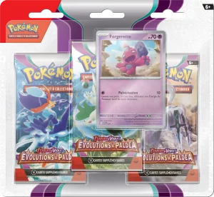 Pokémon – Pack 3 Boosters – EV02 Évolution à Paldea – Forgerette