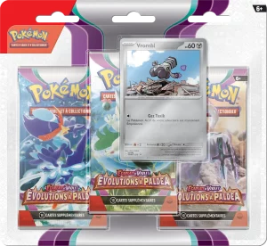 Pokémon – Pack 3 Boosters – EV02 Évolution à Paldea – Vombri