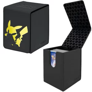 Pokémon – Ultra Pro – Deck Box – Alcove Flip Box SIMILICUIR – Pikachu