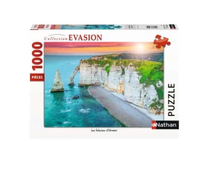 Puzzle – Nathan – 1000p – Les Falaises d’Étretat