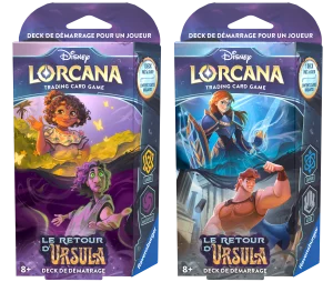 Lorcana – Collection des 2 starter deck – Chapitre 4 – Le Retour d’Ursula