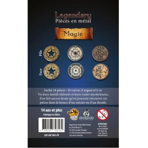Legendary – Pièces en Métal – Magie