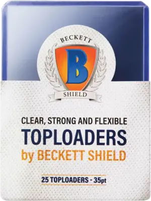 Beckett Shield – Toploader 35pt – Regular Clear – Standard par 25