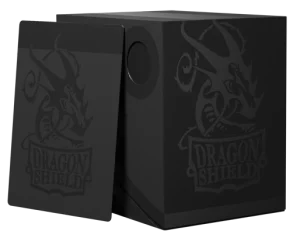 Dragon Shield – Deck Box – Double Shell – Revised – Shadow Black/Black