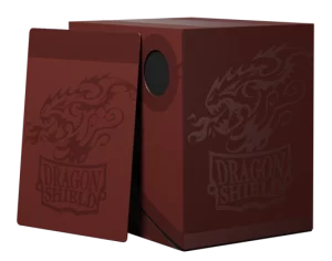 Dragon Shield – Deck Box – Double Shell – Revised – Blood Red/Black