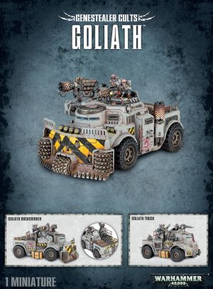 Warhammer 40 000 – Genestealer Cults – Goliath Rockgrinder & Truck