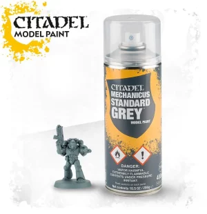 Citadel – Peinture Spray – Sous Couche – Mechanicus Standard Grey (400ml)