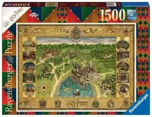Puzzle – Ravensburger – 1500p – La carte de Poudlard – Harry Potter