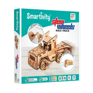 Maquette – Bois – Smartivity – Stem Wheels Race Truck