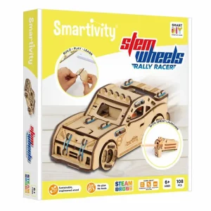 Maquette – Bois – Smartivity – Stem Wheels Rally Racer