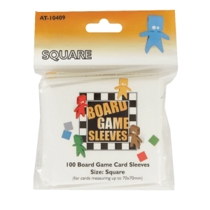 Board Game : 100 sleeves Carré (70 x 70 mm)