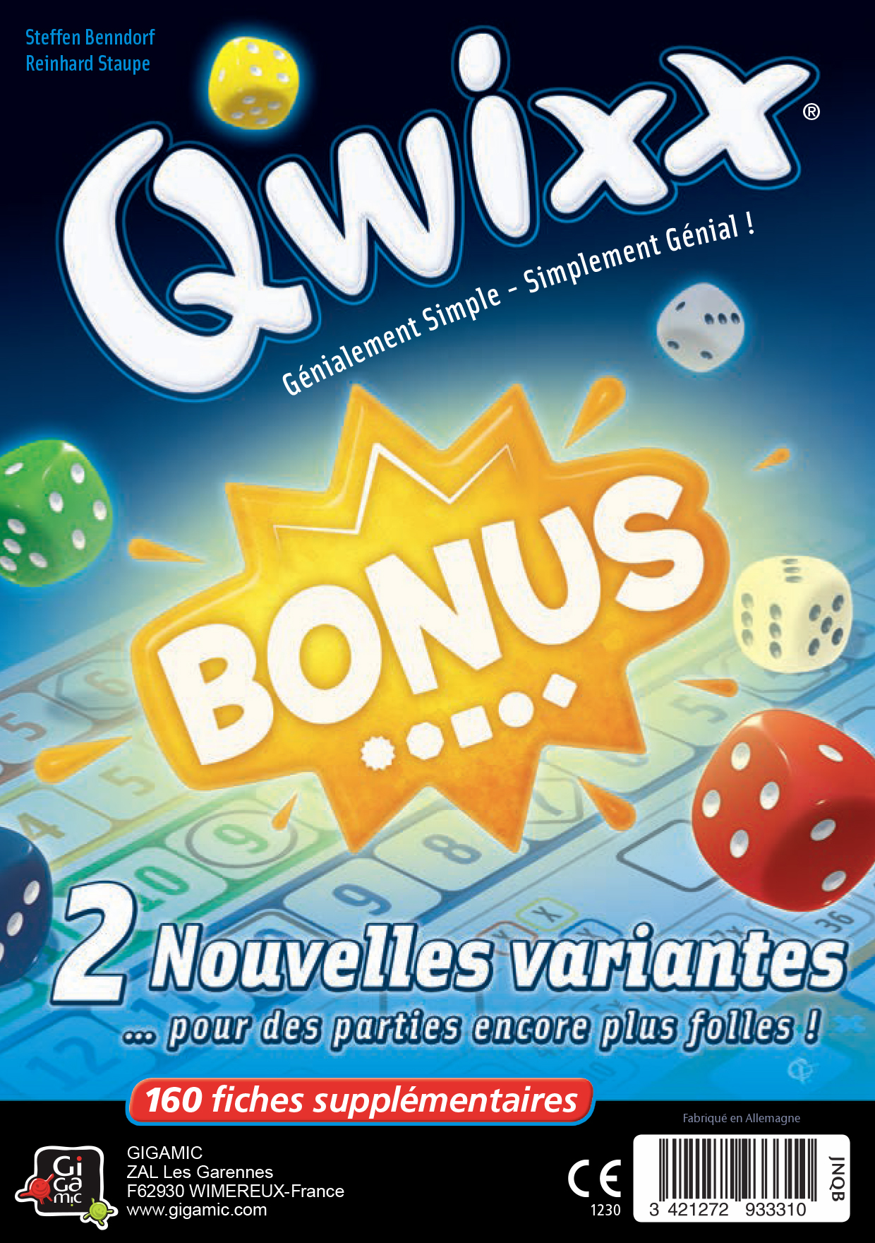 Qwixx - Bonus (Bloc de Score)