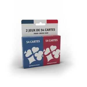 Ducale – 2 jeux de 54 Cartes Ecopack