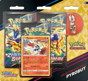 Pokémon – Pack 3 Boosters – EB12.5 Zénith Suprême – Pyrobut