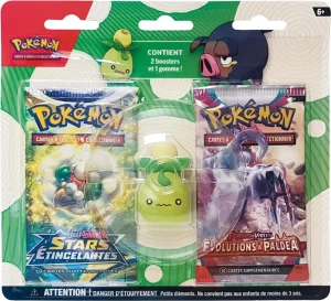 Pokémon – Pack 2 Boosters – Gomme Olivini