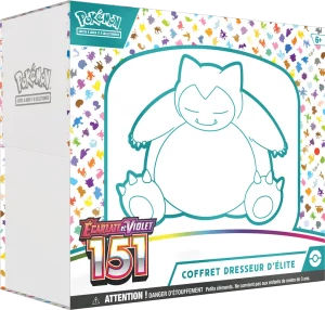 Pokémon – Coffret Dresseur d’Élite – EV03.5 Écarlate et Violet 151 – Ronflex