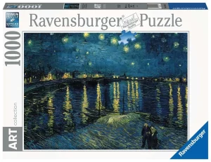 Puzzle Art collection – Ravensburger – 1000p – Vincent Van Gogh – La nuit étoilée sur le Rhône