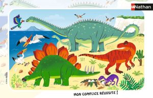 Puzzle Cadre – Nathan – 15p – Les Dinosaures