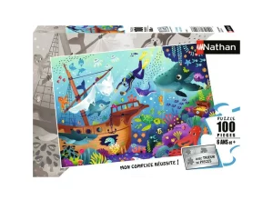 Puzzle – Nathan – 100p – Le Monde Sous-Marin