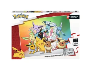 Puzzle – Nathan – 150p – Pokémon – Evoli et ses Évolutions