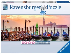 Puzzle – Ravensburger – 1000p – Gondoles à Venise (Panorama)