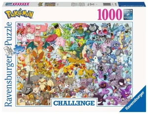 Puzzle – Ravensburger – 1000p – Pokémon (Challenge Puzzle)
