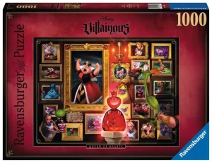 Puzzle – Ravensburger – 1000p – La Reine de cœur (Collection Disney Villainous)
