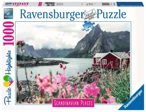 Puzzle – Ravensburger – 1000p – Reine Lofoten – Norvège (Puzzle Highlights Îles de rêve)