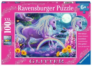 Puzzle – Ravensburger – 100p XXL – Licorne scintillante