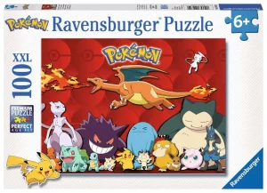 Puzzle – Ravensburger – 100p XXL – Mes Pokémon Préférés