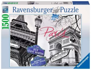 Puzzle – Ravensburger – 1500p – My Paris