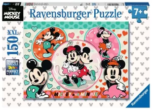 Puzzle – Ravensburger – 150p XXL – Disney – Mickey et Minnie amoureux