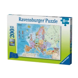 Puzzle – Ravensburger – 200p XXL – Carte d’Europe