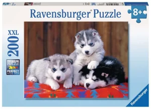 Puzzle – Ravensburger – 200p XXL – Mignons Huskies