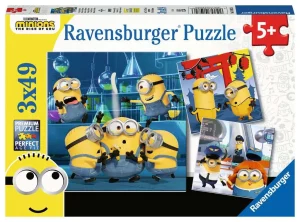 Puzzle – Ravensburger – 3x49p – Drôles de Minions