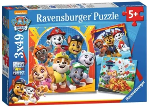 Puzzle – Ravensburger – 3x49p – Pat’Patrouille – Prêt à Secourir