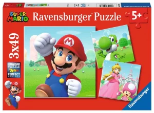 Puzzle – Ravensburger – 3x49p – Super Mario