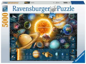 Puzzle – Ravensburger – 5000p – Système solaire – Boîte Abîmée