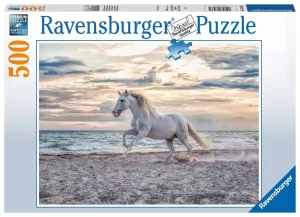 Puzzle – Ravensburger – 500p – Cheval sur la plage
