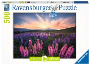 Puzzle – Ravensburger – 500p – Les lupins (Nature edition)